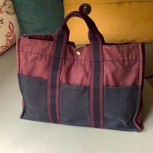 Hermes tote. Authentic. Canvas